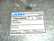 JUKI Feeder Link Spring A1607008000